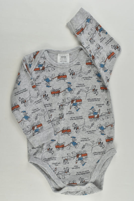 Uniqlo Size 1 (84 cm) Donald and Pluto Bodysuit