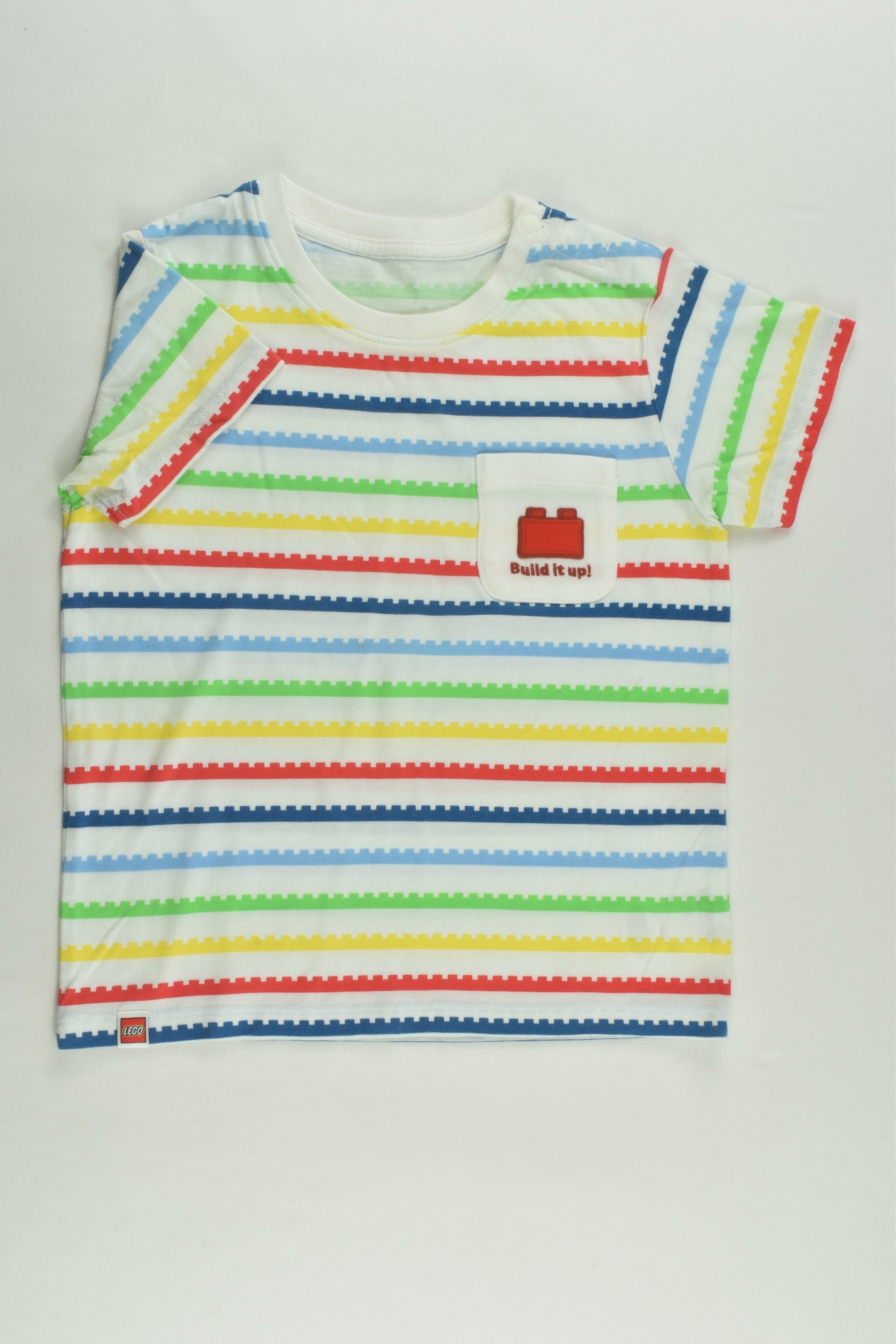 Uniqlo Size 3 (100 cm) Lego 'Build It Up' T-shirt