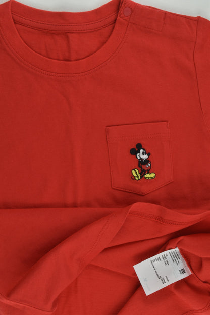 Uniqlo Size 3 (100 cm) Mickey Mouse T-shirt