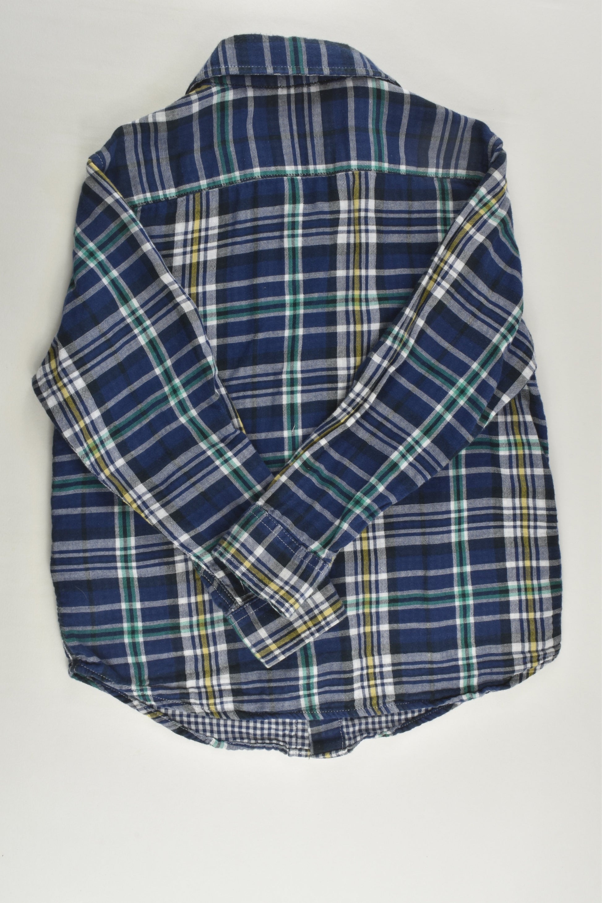 Uniqlo Size 5 (110 cm) Checked Lined Shirt