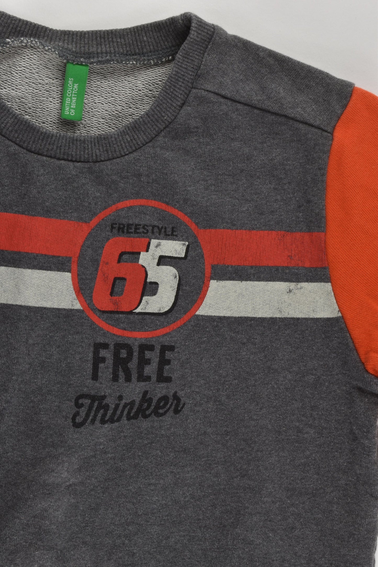 United Colors of Benetton (Italy) Size 6 'Free Thinker' Sweater