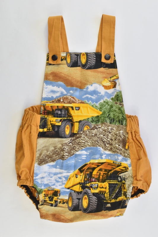 Up the Duff and Stuff Australia Size 12-18 months Dump Truck Playsuit