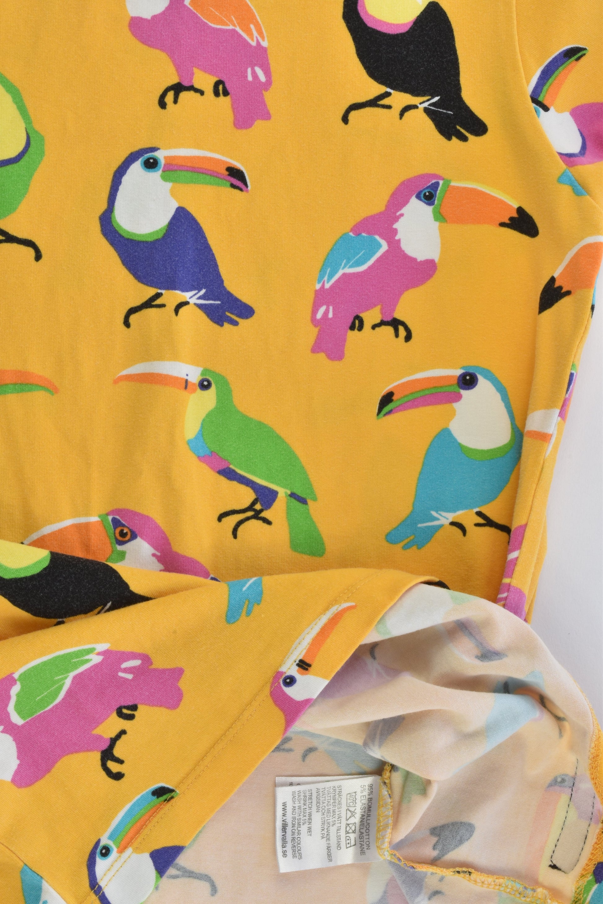 Villervalla Size 128 cm (8) Toucan T-shirt