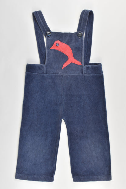 VINTAGE Robec England Size 1 Velour Overalls
