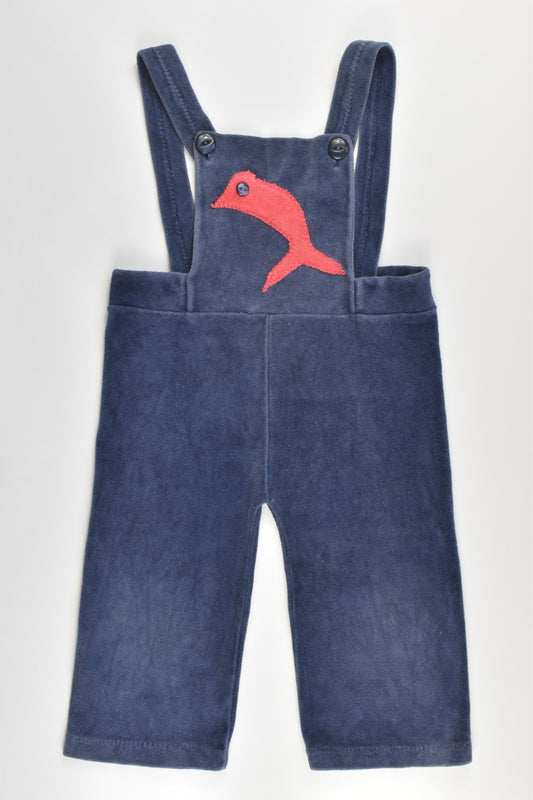 VINTAGE Robec England Size 1 Velour Overalls
