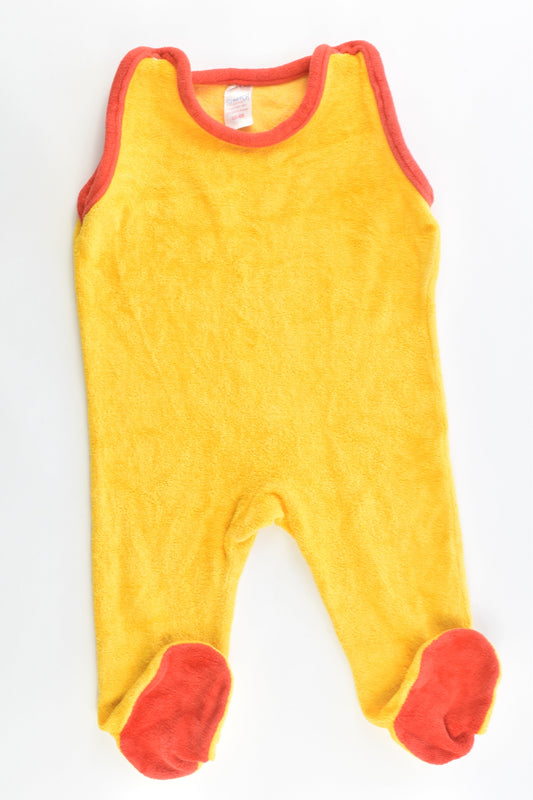 VINTAGE Stretch Elastisch Germany Size 62-68 cm Footed Romper