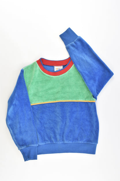 VINTAGE Toddly Winks Made in USA Size 2-3 Velour Sweater