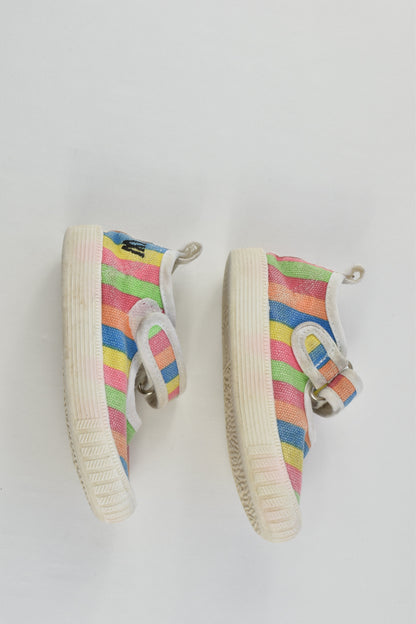 Walnut (Melbourne) Size 23 Rainbow Stripes Shoes