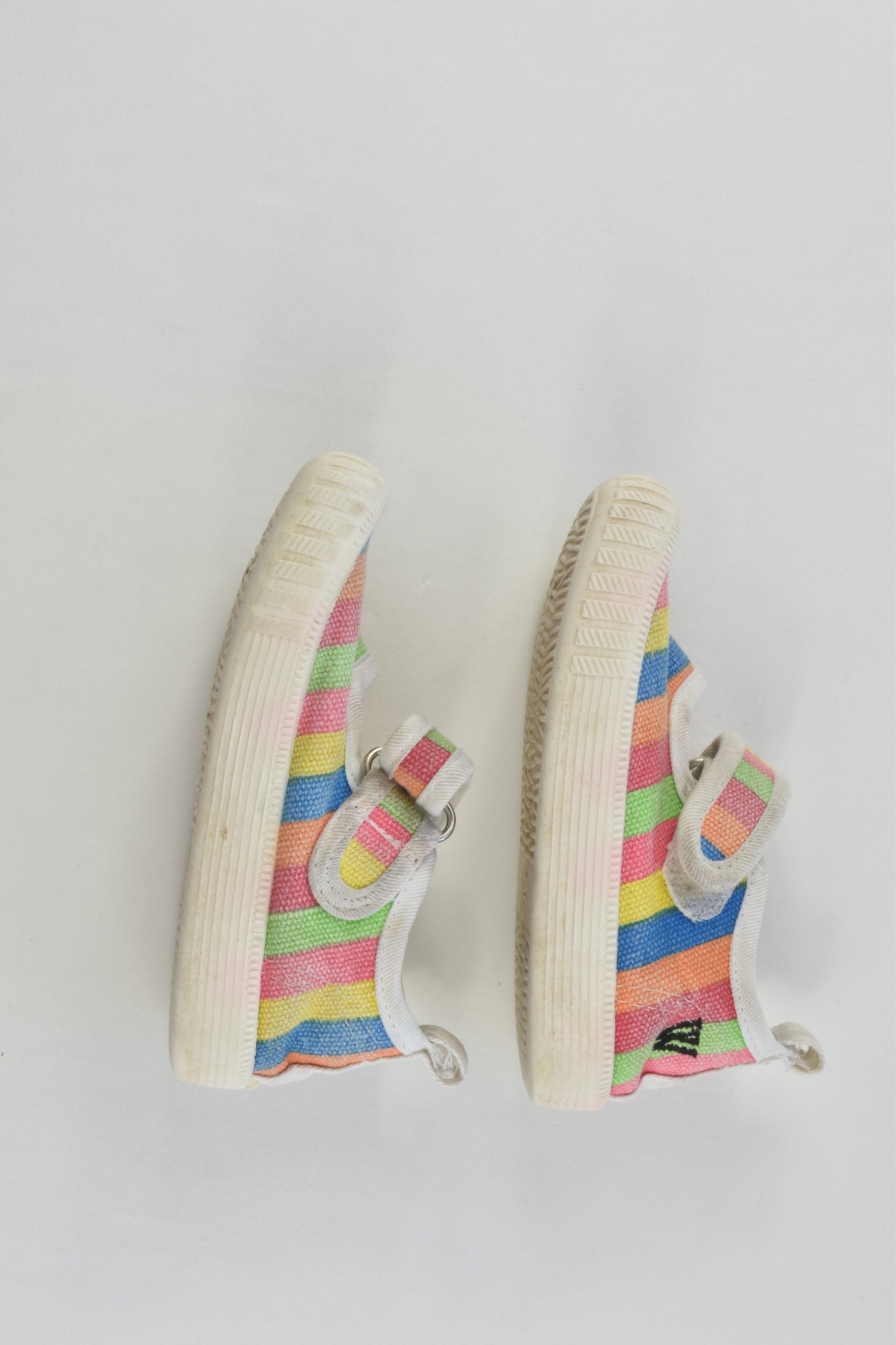 Walnut (Melbourne) Size 23 Rainbow Stripes Shoes