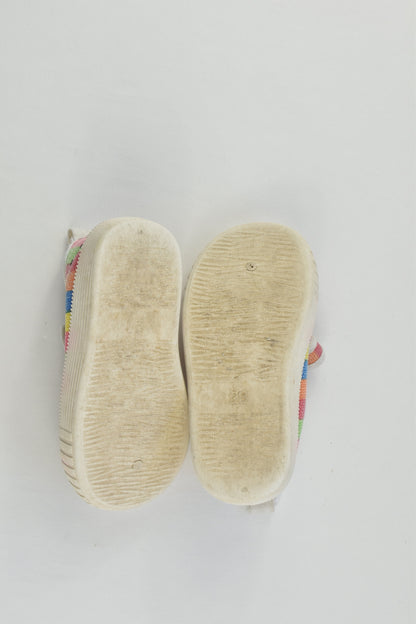 Walnut (Melbourne) Size 23 Rainbow Stripes Shoes