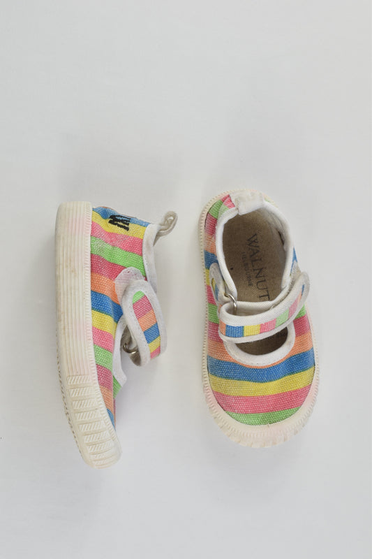 Walnut (Melbourne) Size 23 Rainbow Stripes Shoes
