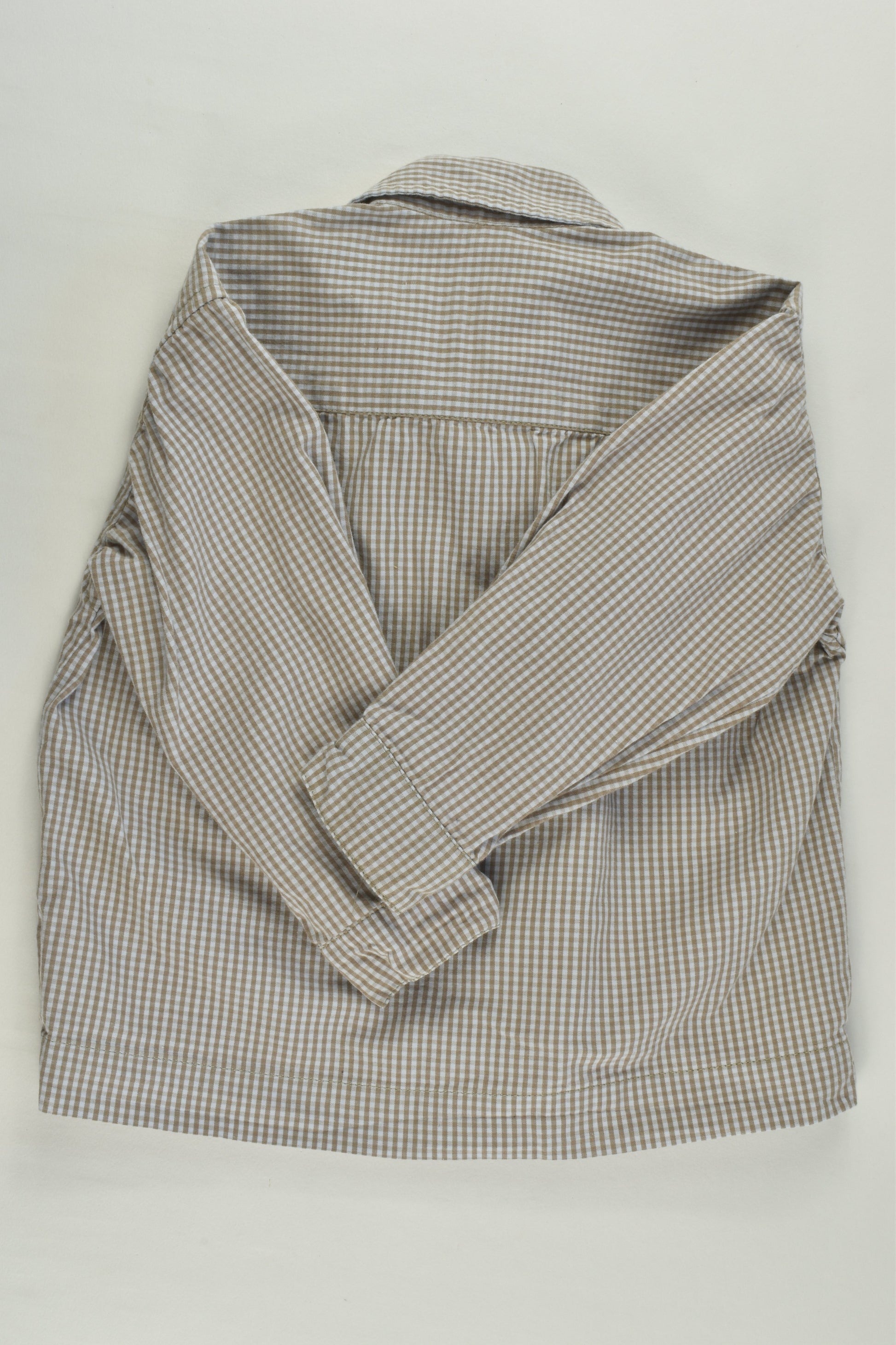 Wheat Baby (Denmark) Size 0 (6-9 months, 68-74 cm) Checked Shirt