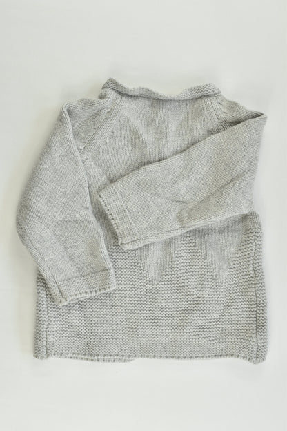 Wilson and Frenchy Size 00 (3-6 months) Cotton/Bamboo/Wool Cardigan