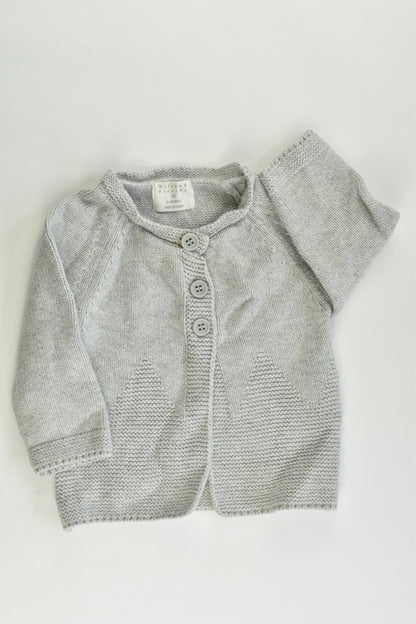 Wilson and Frenchy Size 00 (3-6 months) Cotton/Bamboo/Wool Cardigan
