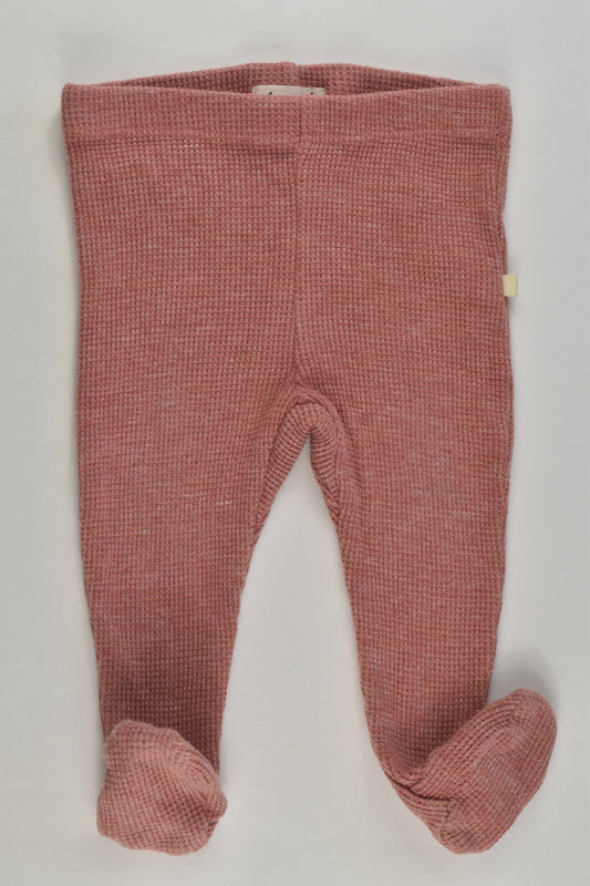Wilson & Frenchy Size 0 (6-12 months) Footed Waffle Leggings