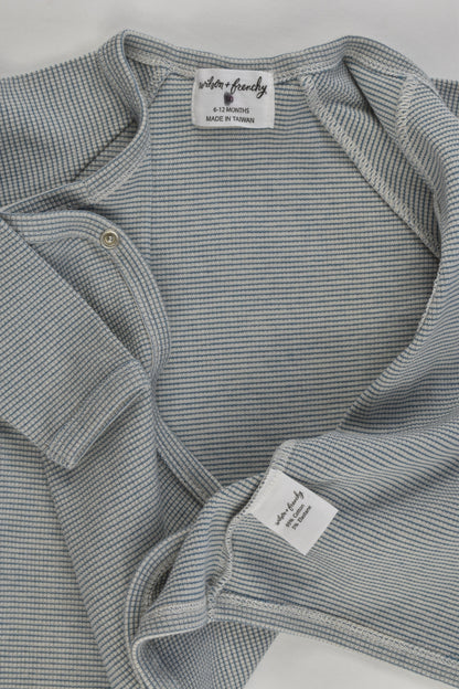 Wilson & Frenchy Size 0 (6-12 months) Stripe Rib Kimono Top