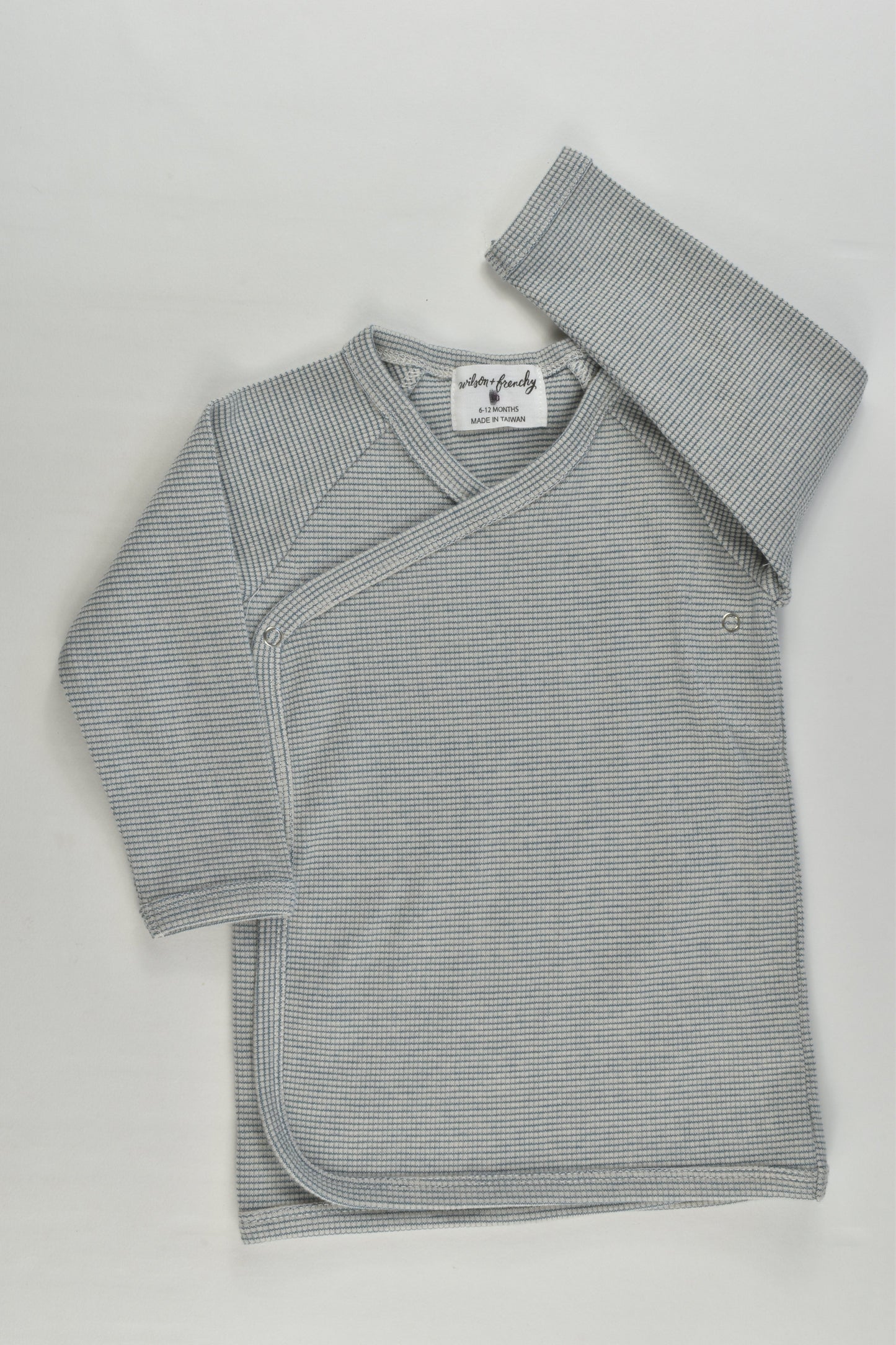 Wilson & Frenchy Size 0 (6-12 months) Stripe Rib Kimono Top