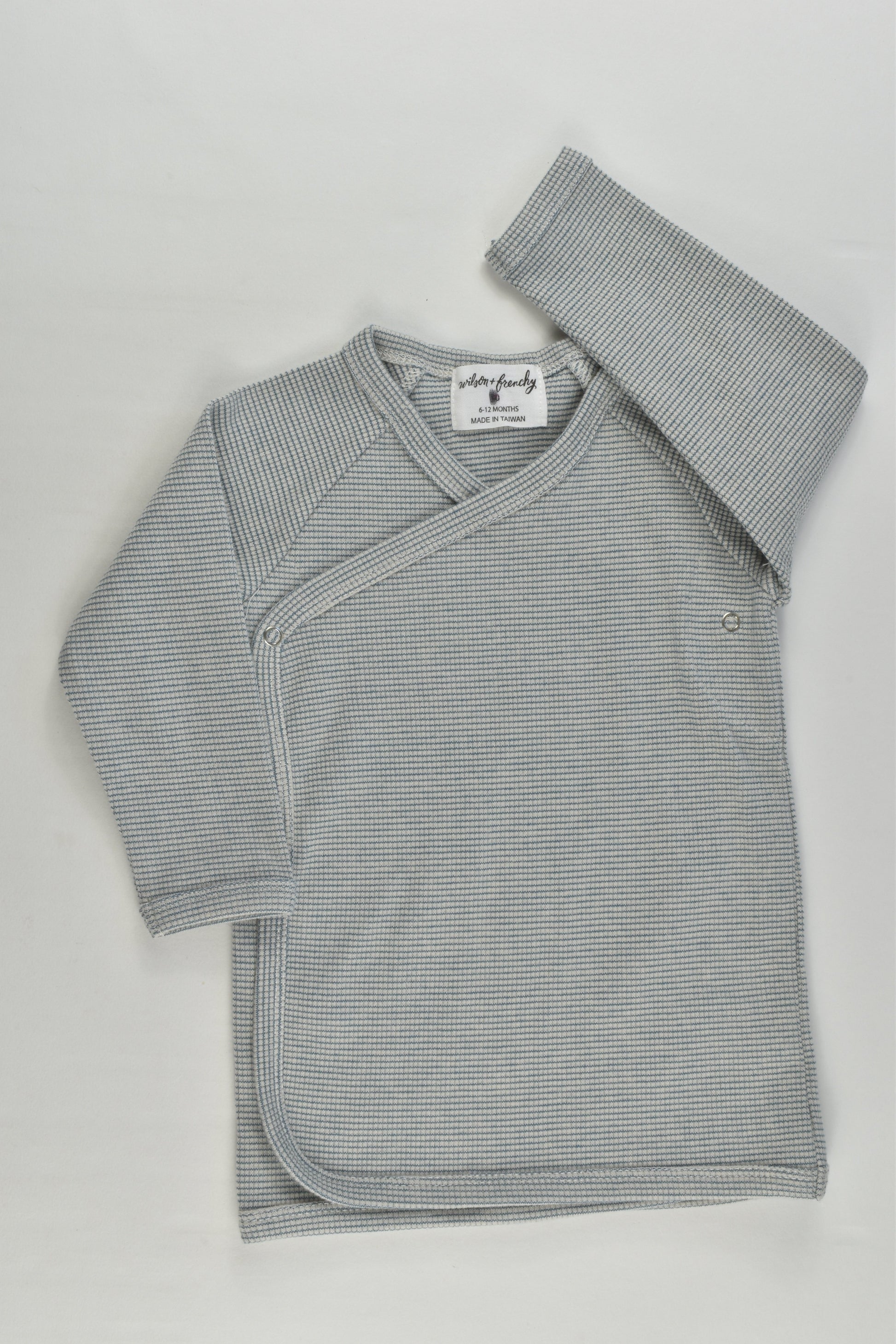 Wilson & Frenchy Size 0 (6-12 months) Stripe Rib Kimono Top