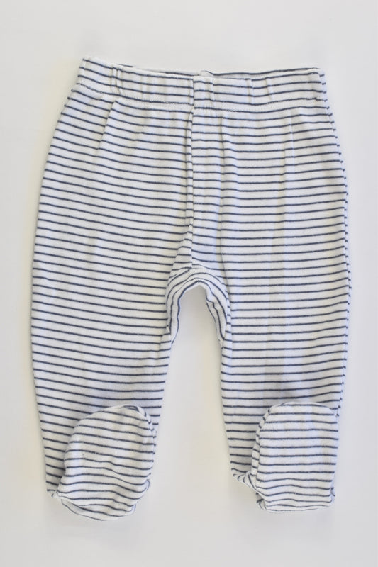 Wilson & Frenchy Size 00 Striped Footed Pants