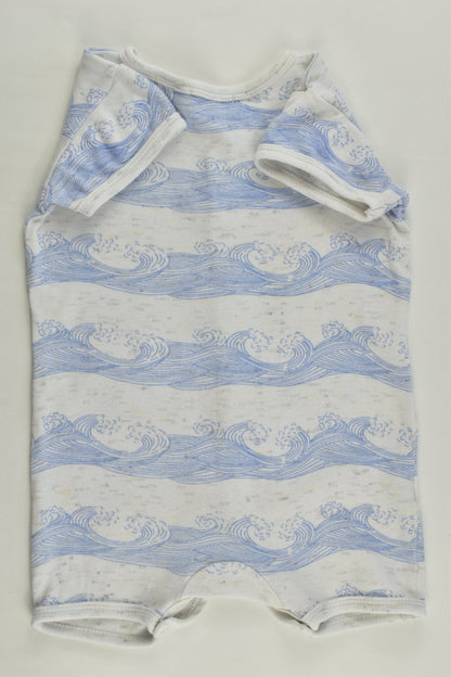 Wilson & Frenchy Size 00 Waves Short Romper