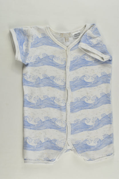 Wilson & Frenchy Size 00 Waves Short Romper