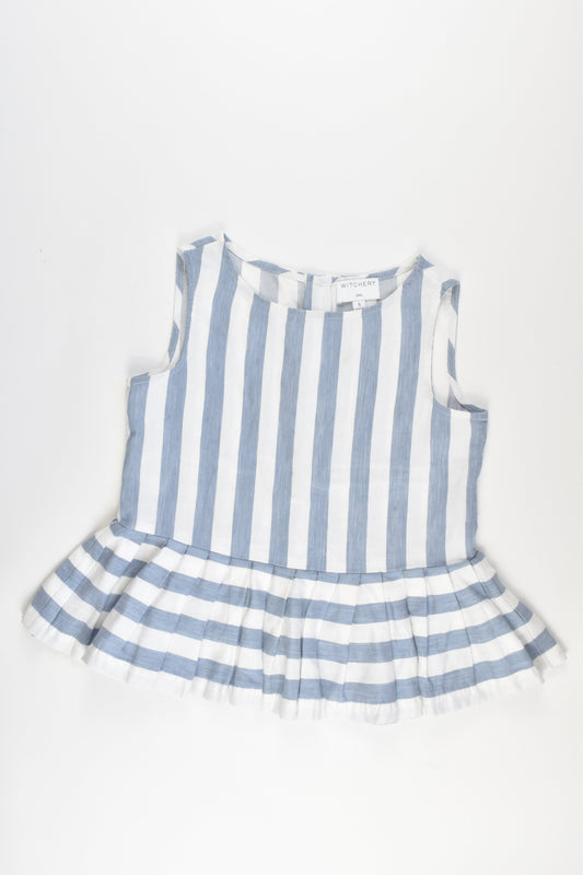 Witchery Girl Size 5 Linen Top