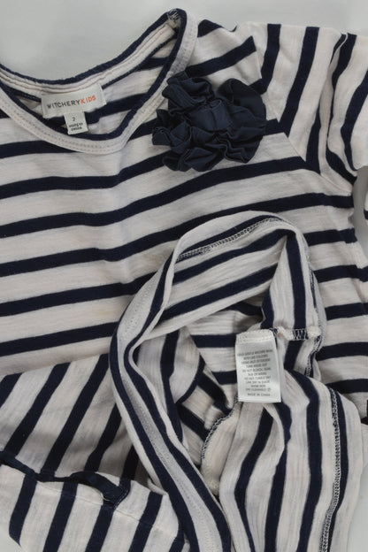 Witchery Kids Size 2 Striped Tunic/Dress