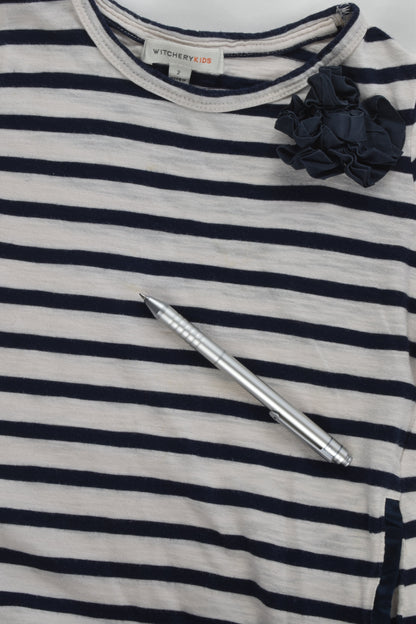 Witchery Kids Size 2 Striped Tunic/Dress