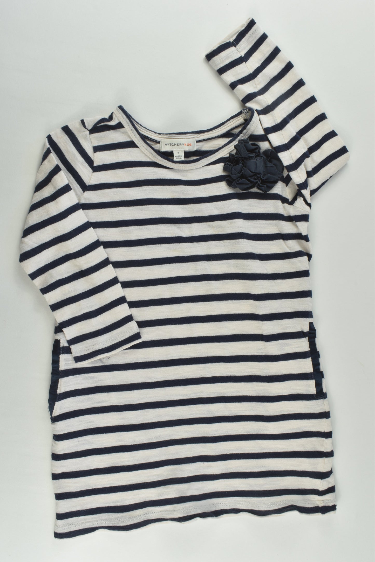 Witchery Kids Size 2 Striped Tunic/Dress