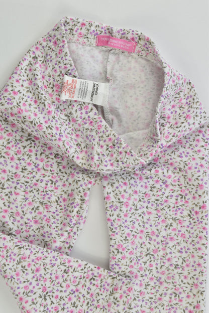Young Dimension Size 0 (9-12 months, 80 cm) Floral Leggings