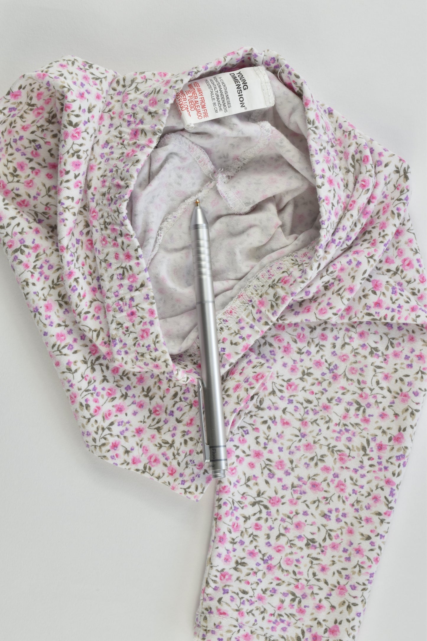 Young Dimension Size 0 (9-12 months, 80 cm) Floral Leggings
