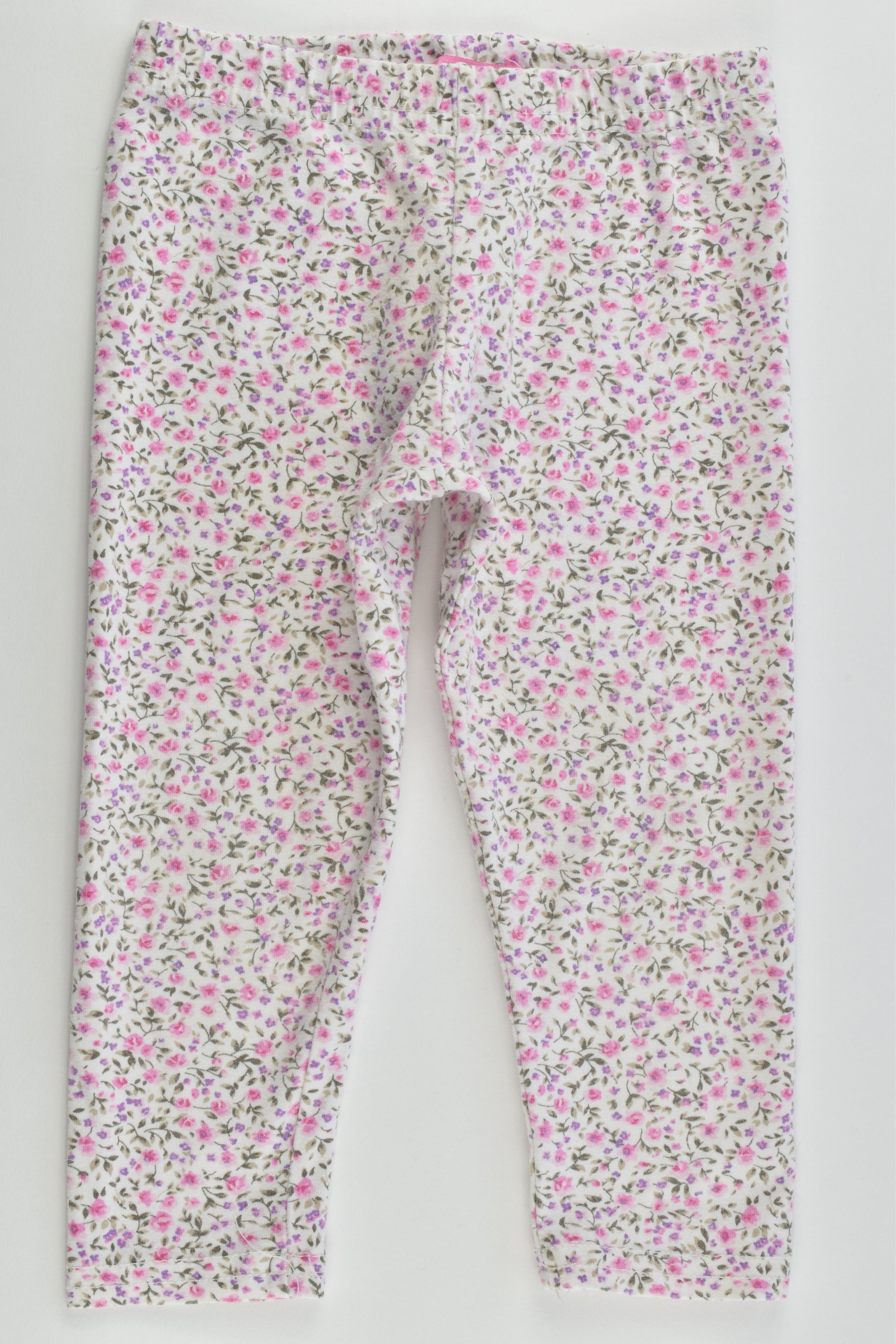 Young Dimension Size 0 (9-12 months, 80 cm) Floral Leggings