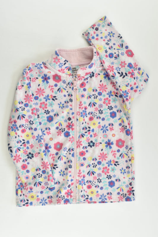 Young Dimension Size 2-3 (98 cm) Floral Fleece Jumper