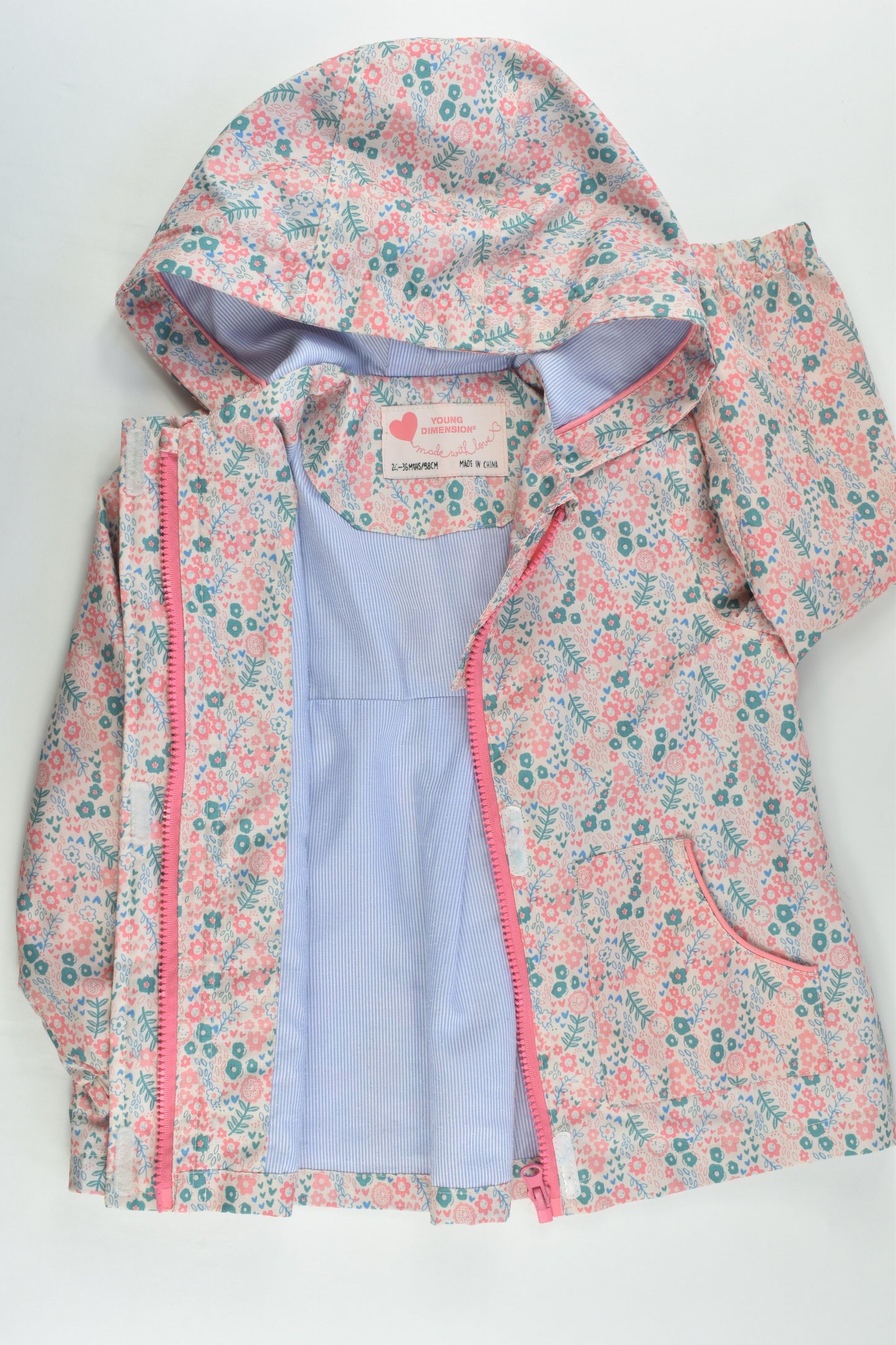 Young Dimension Size 2-3 (98 cm) Floral Jacket