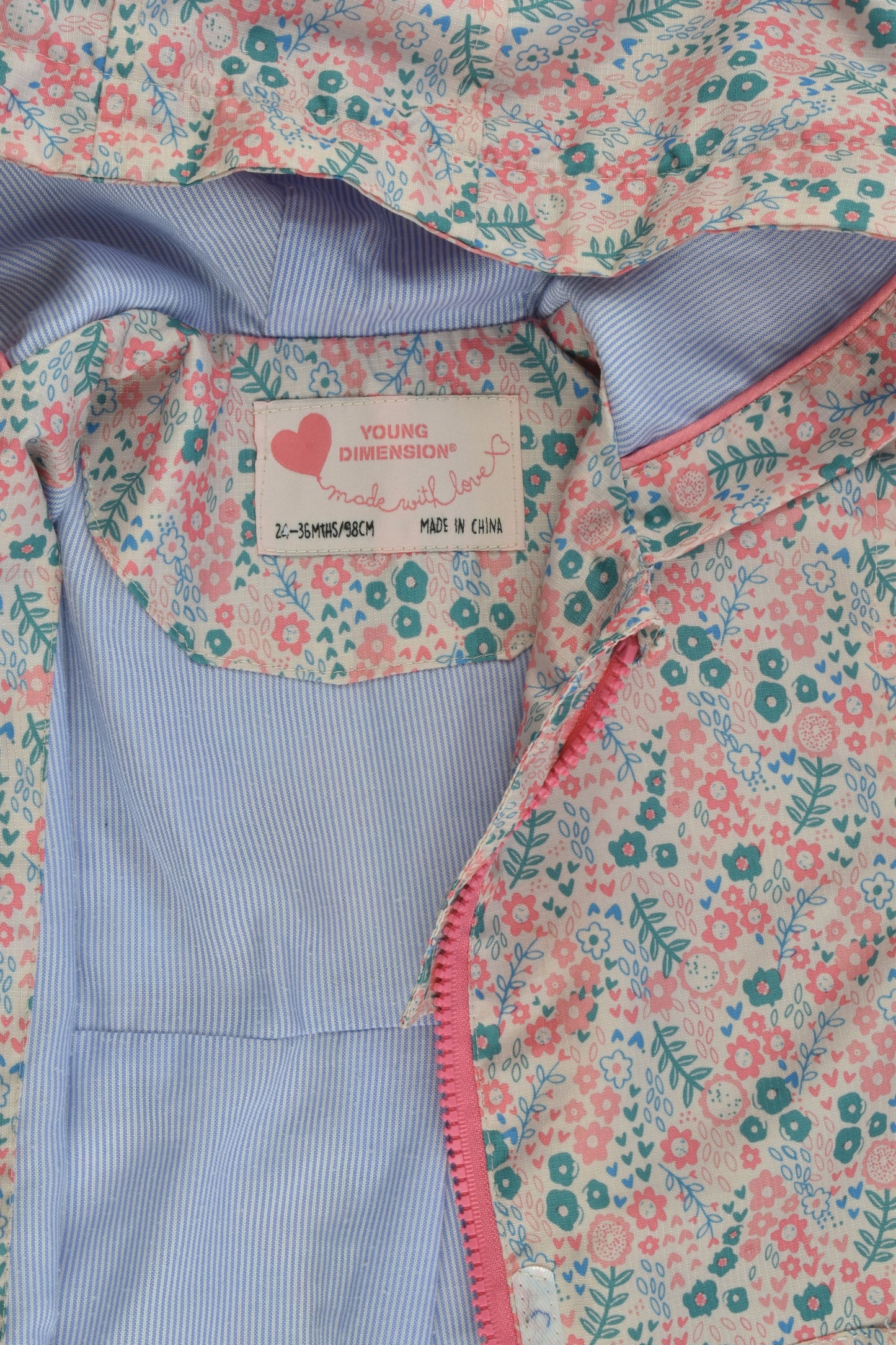 Young Dimension Size 2-3 (98 cm) Floral Jacket