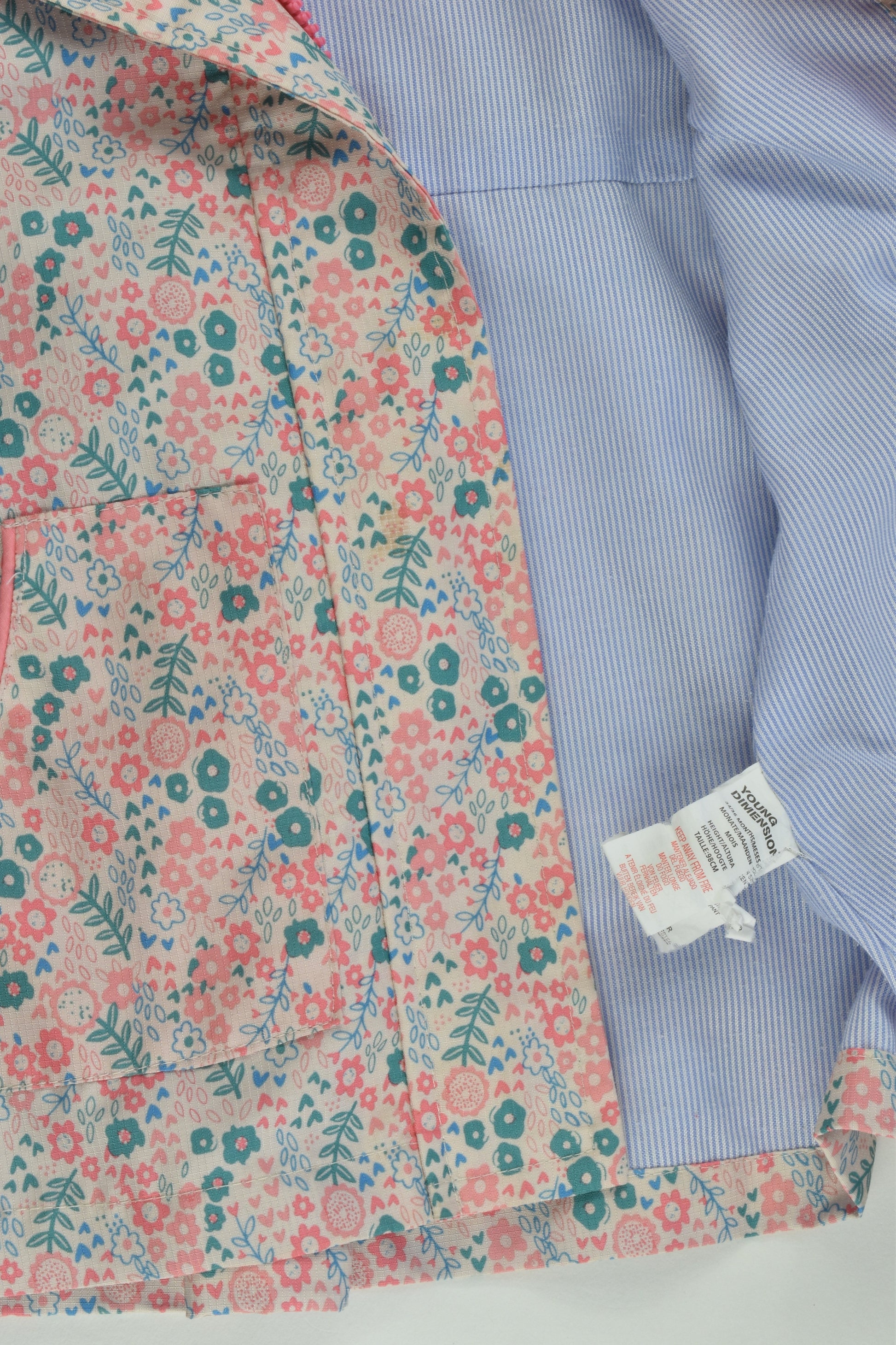 Young Dimension Size 2-3 (98 cm) Floral Jacket