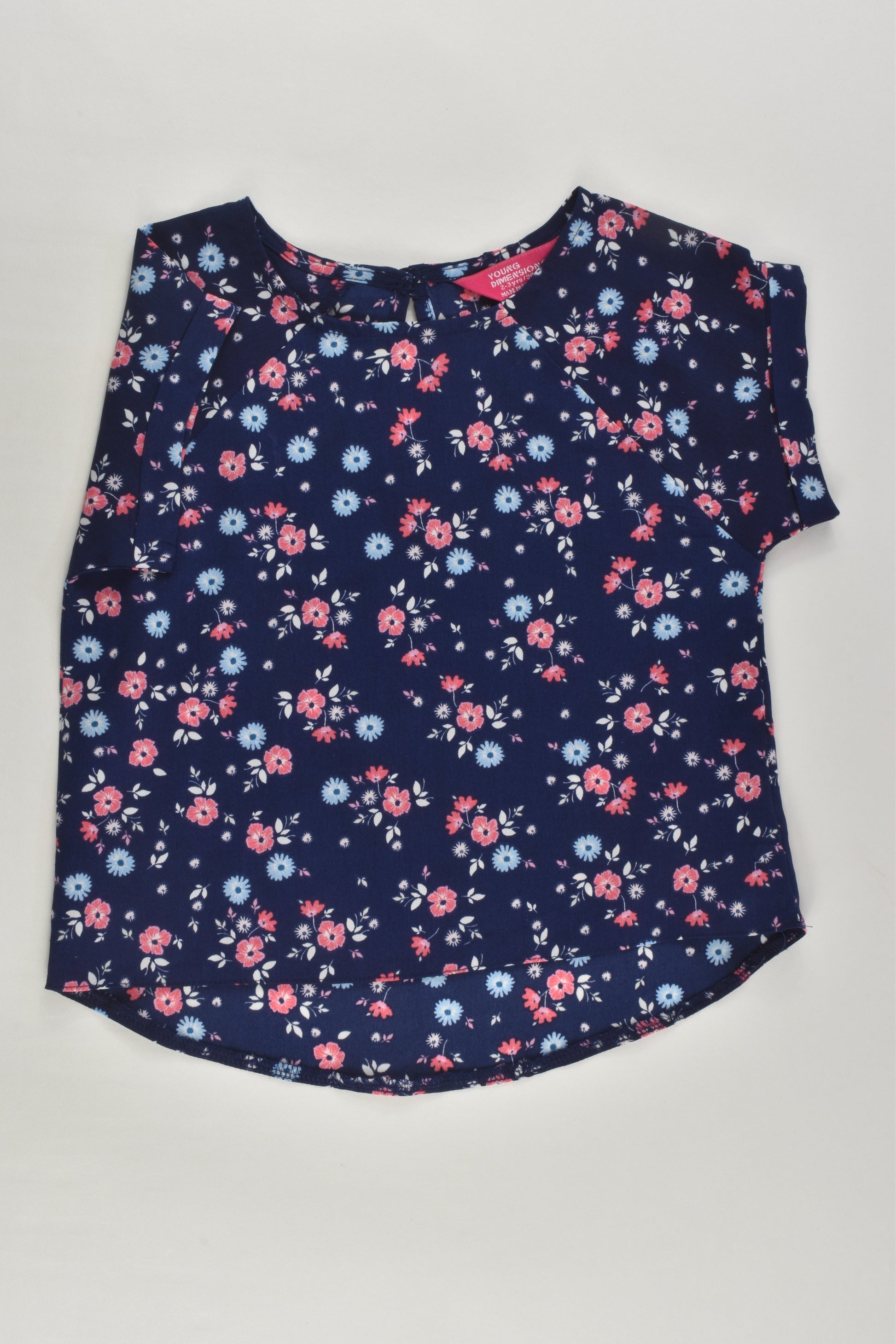 Young Dimension Size 2-3 (98 cm) Floral Shirt
