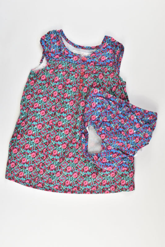 Young Hearts Size 1 Dress and Bloomers
