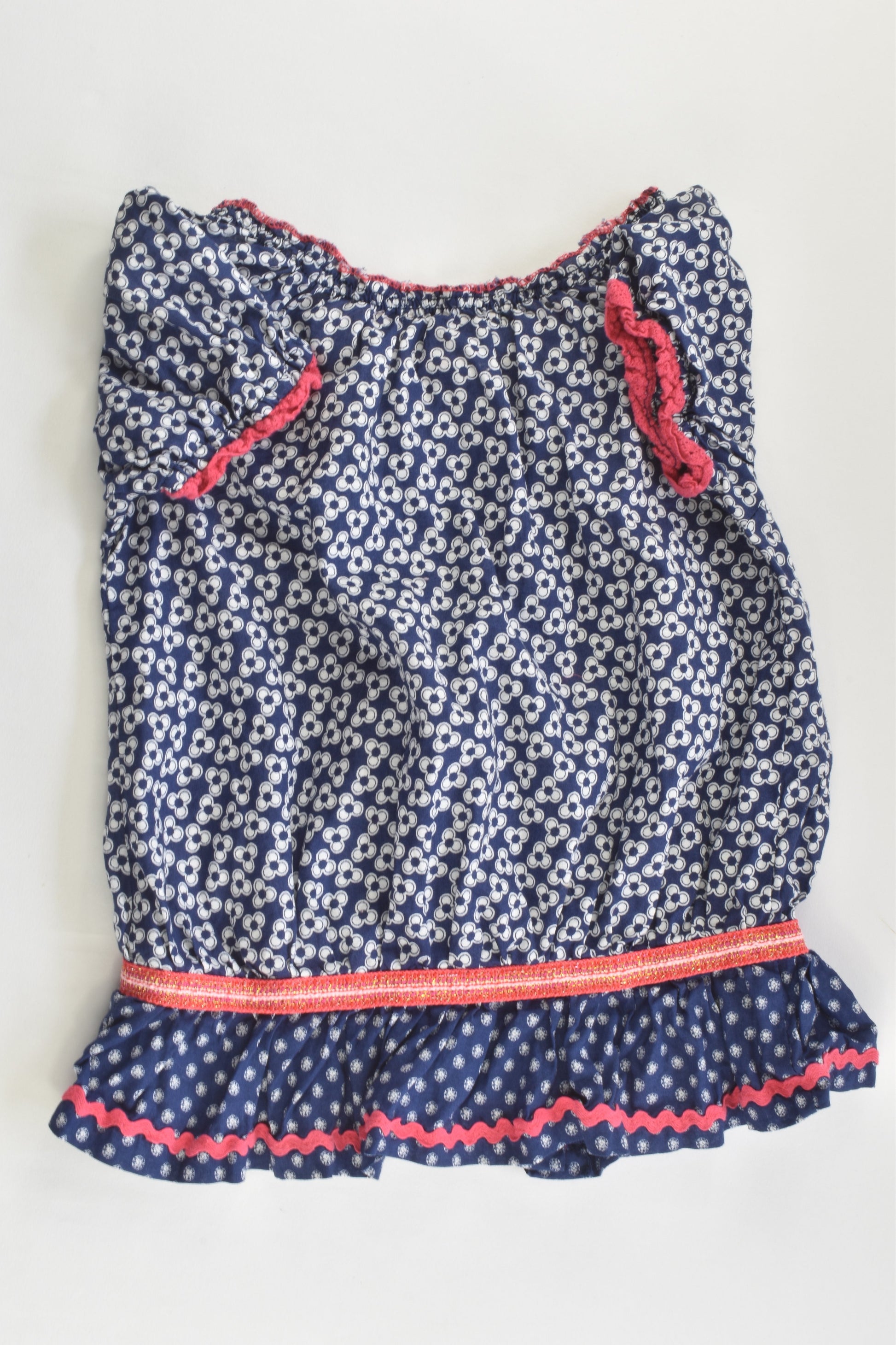 Young Hearts Size 5 Floral Blouse