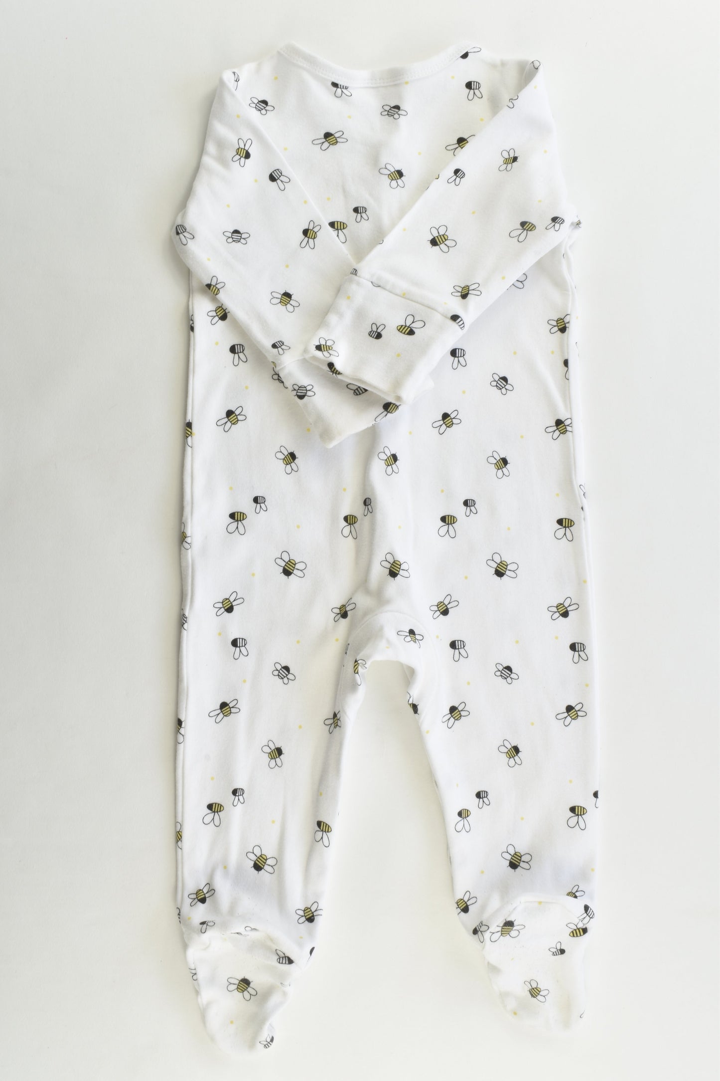 Young Original Size 0 (6-9 months) Bees Footed Romper