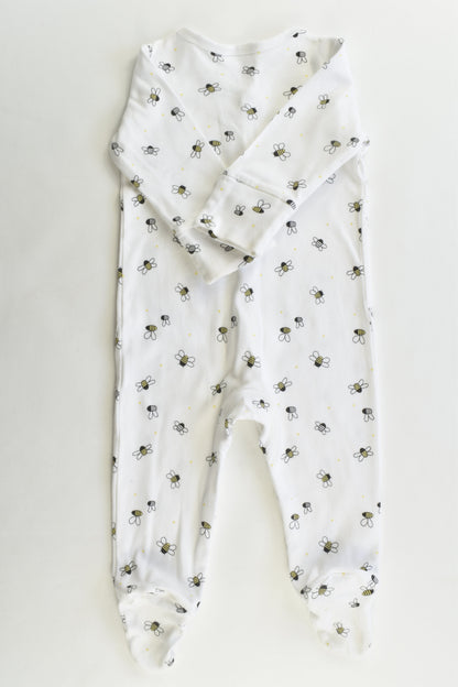 Young Original Size 0 (6-9 months) Bees Footed Romper