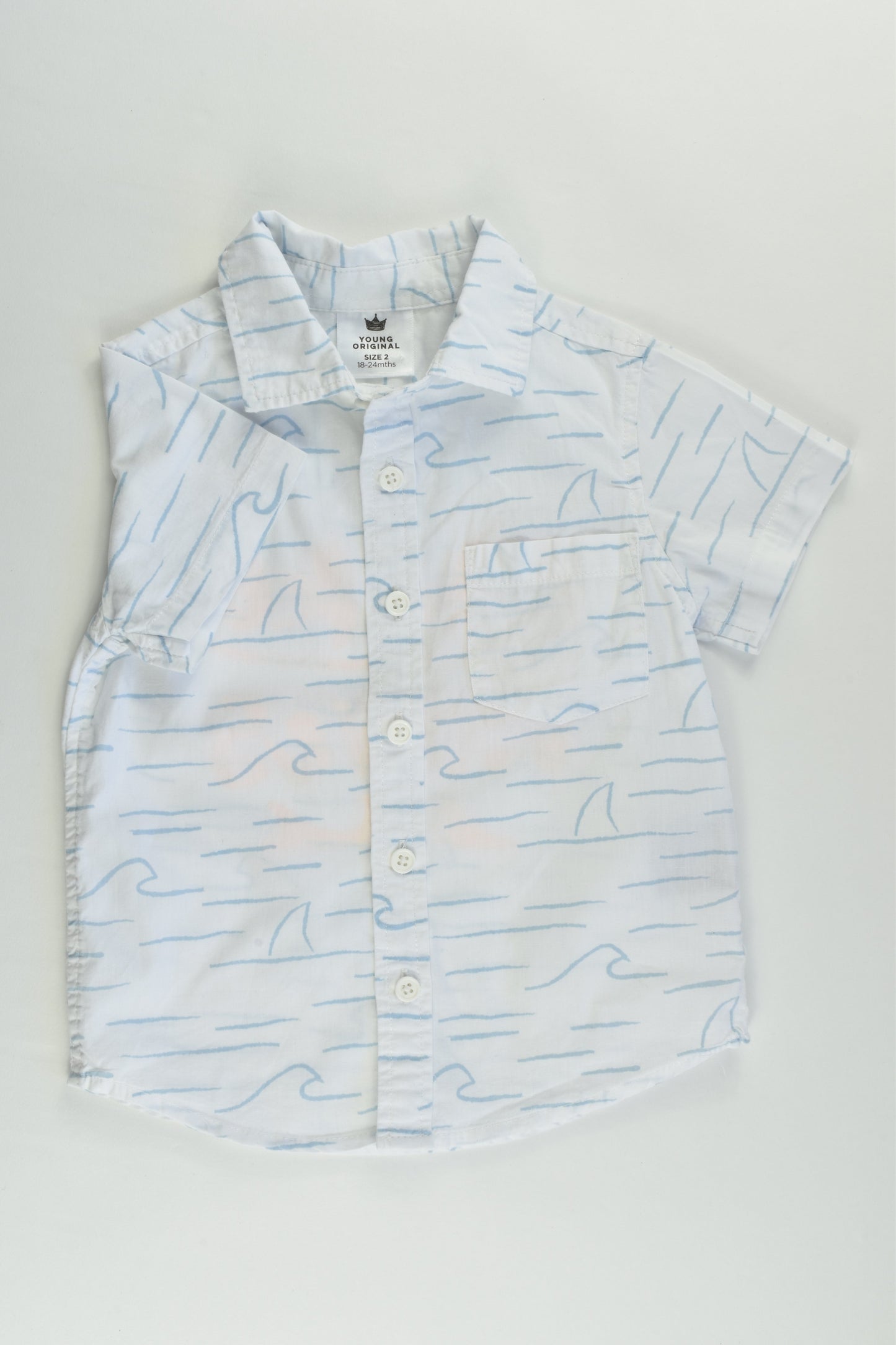 Young Original Size 2 'Make Waves' Shirt