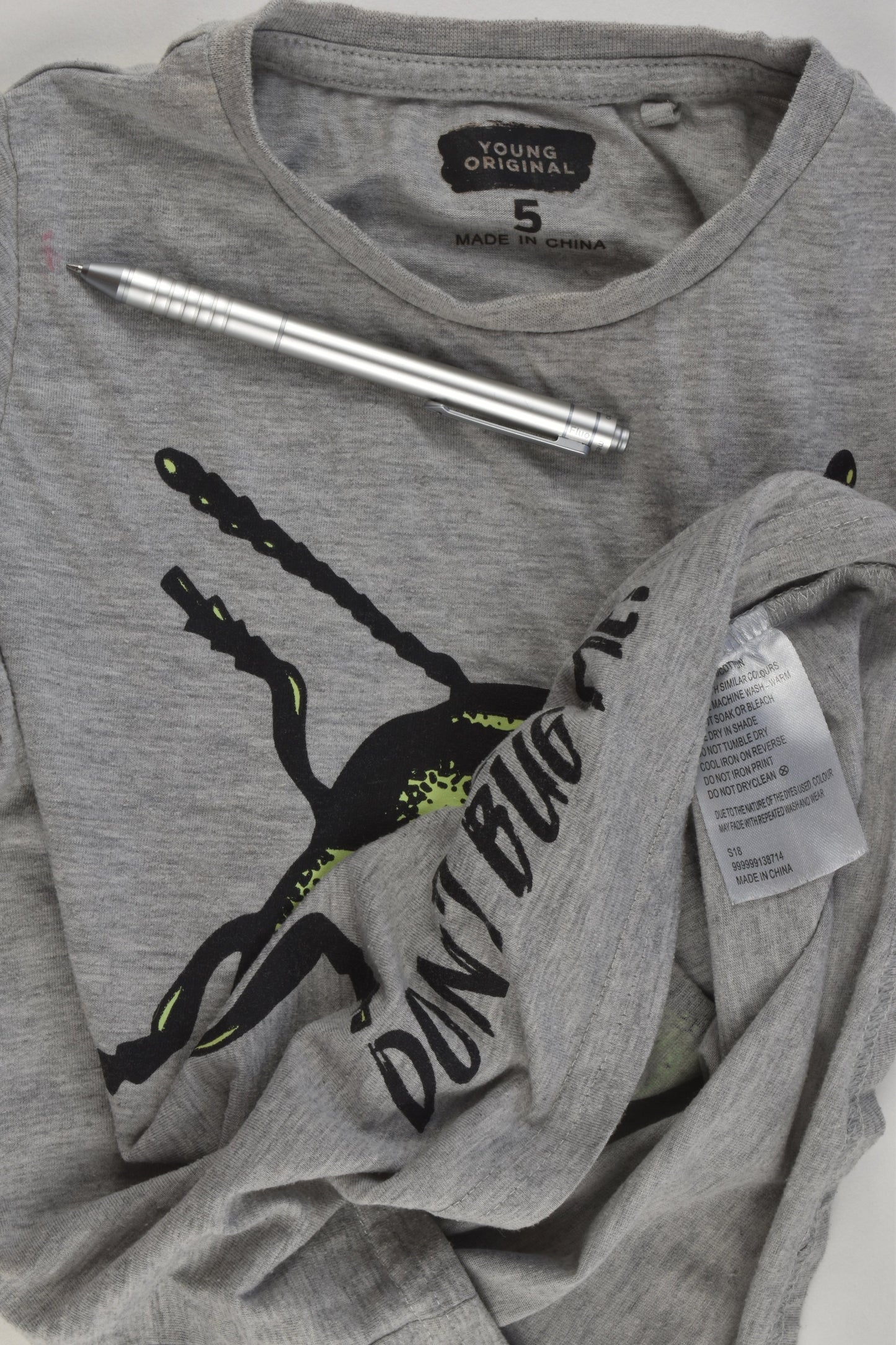 Young Original Size 5 'Don't Bug Me' T-shirt