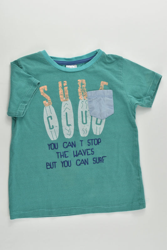 Zara Baby Size 1 (12-18 months) 'Surf Club' T-shirt