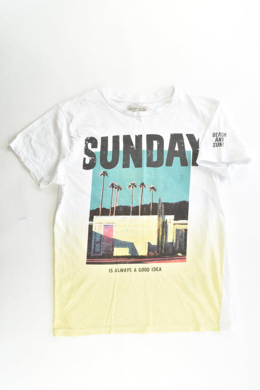 Zara Boys Size 9/19 (140 cm) "Sunday" T-shirt