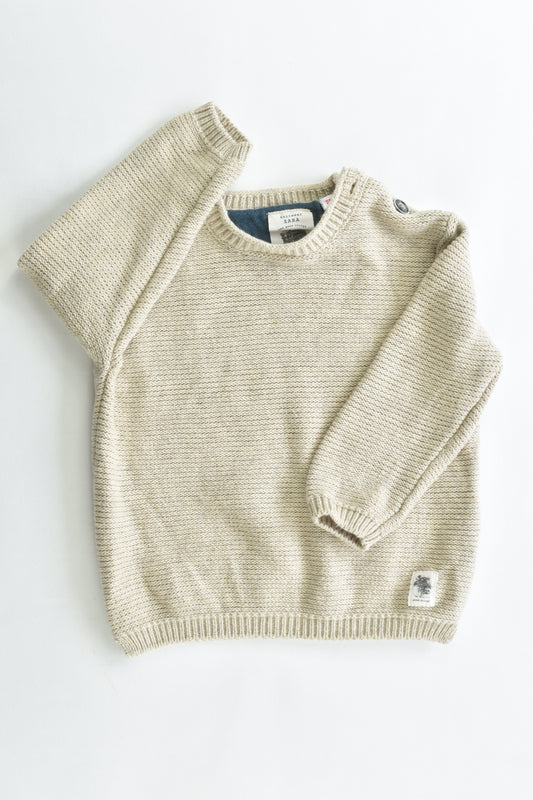 Zara Size 0 (6-9 months, 74 cm) Knitted Jumper