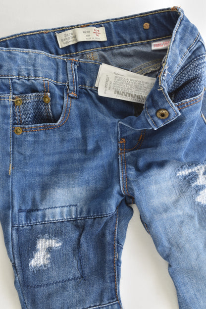 Zara Size 0 (6/9 months, 74 cm) Soft Denim Pants
