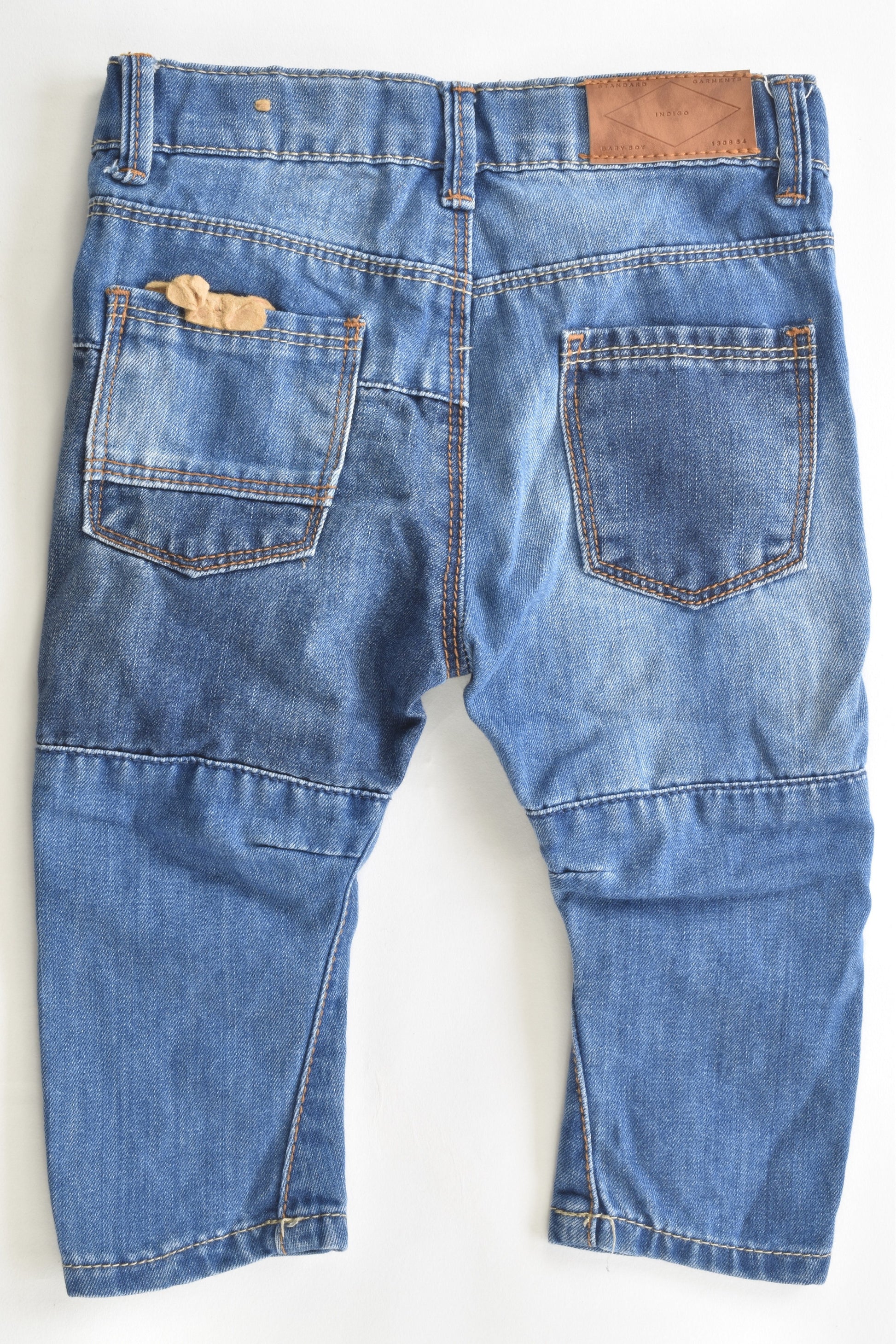 Zara Size 0 (6/9 months, 74 cm) Soft Denim Pants