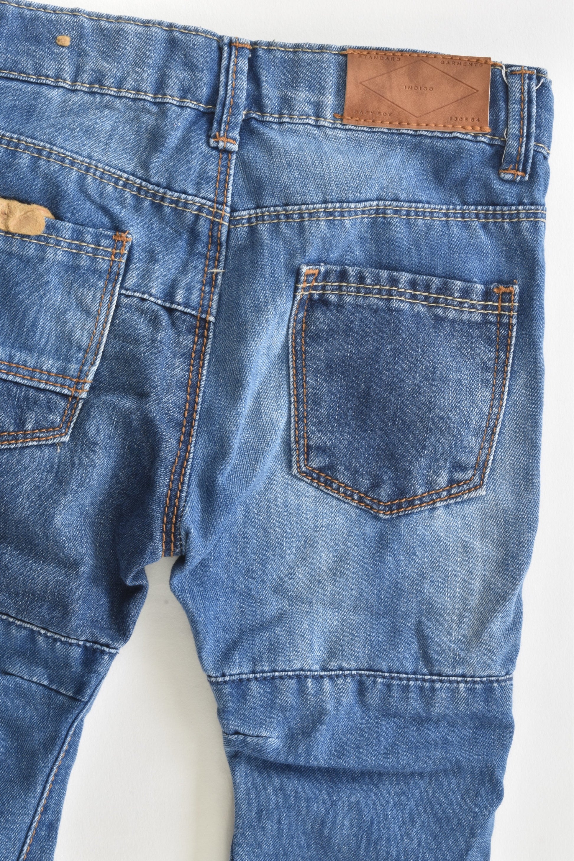 Zara Size 0 (6/9 months, 74 cm) Soft Denim Pants