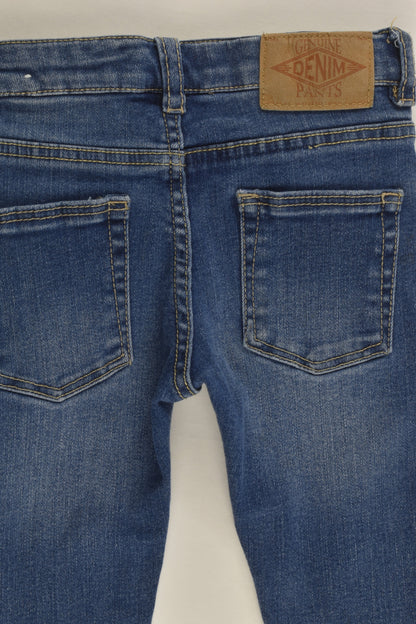 Zara Size 0 (9-12 months, 80 cm) Stretchy Regular Fit Denim Pants